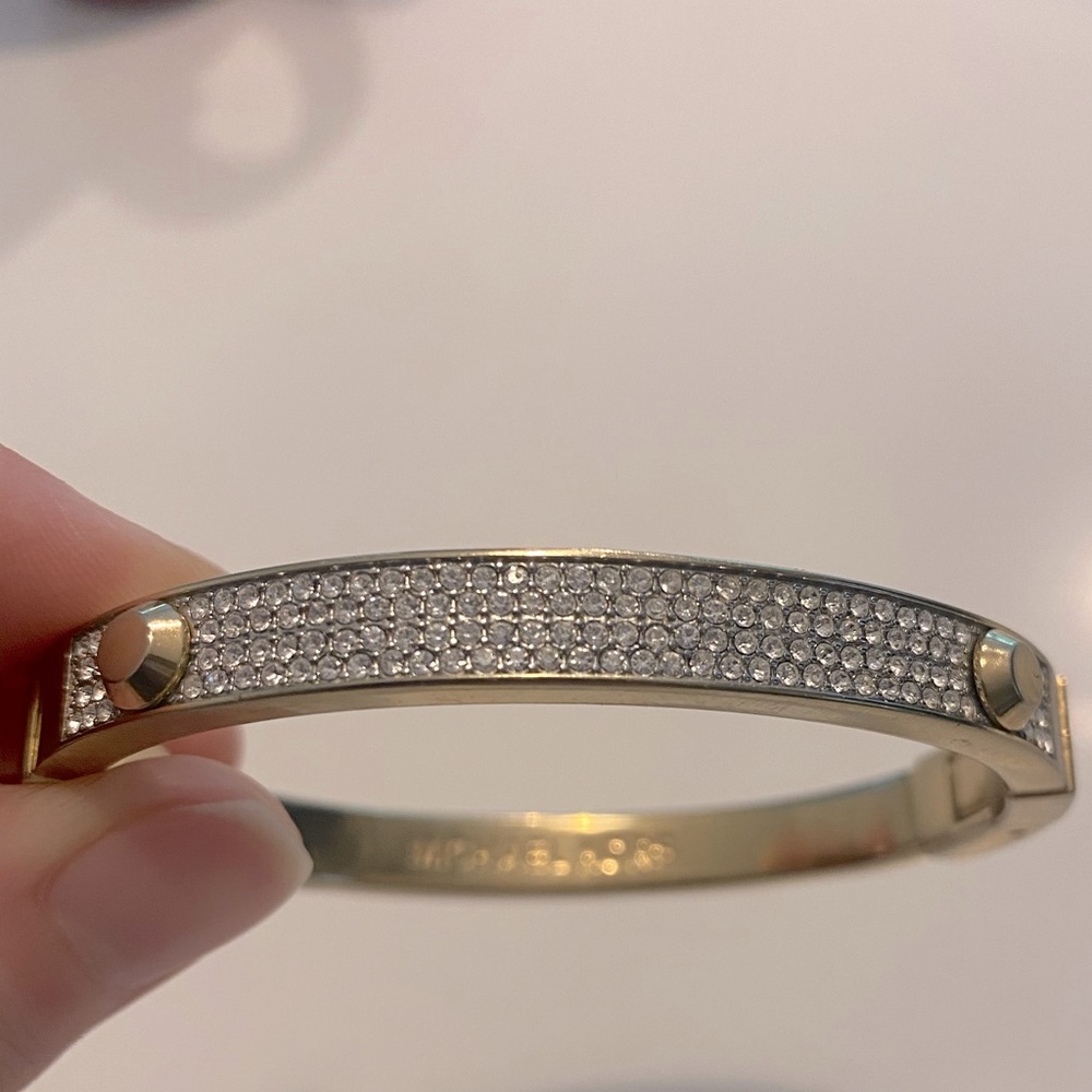 Michael Kors Crystal Pave Astor Stud Bangle